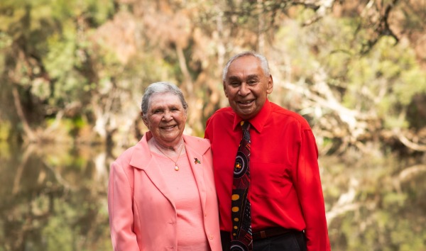 Two Elders standing together